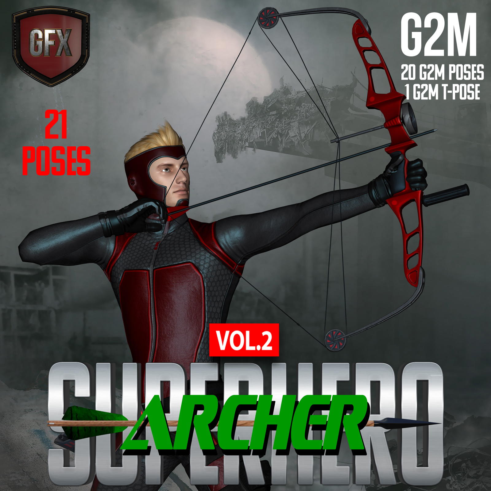 SuperHero Archer for G2M Volume 2 by N/A