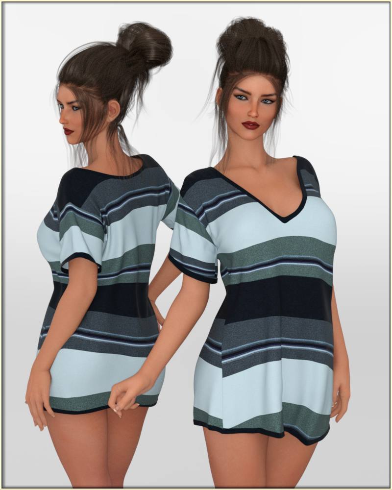 Faxhion - Boyfriend T-Shirt Wet & Dry by N/A