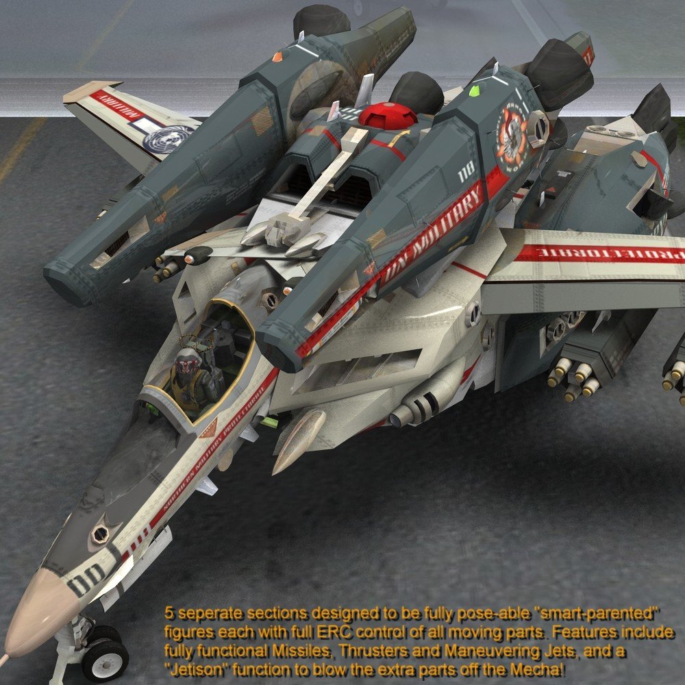 VGF-14 D Wildcat LEO Boosters (for Poser) by N/A