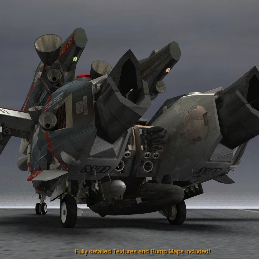 VGF-14 D Wildcat LEO Boosters (for Poser) by N/A