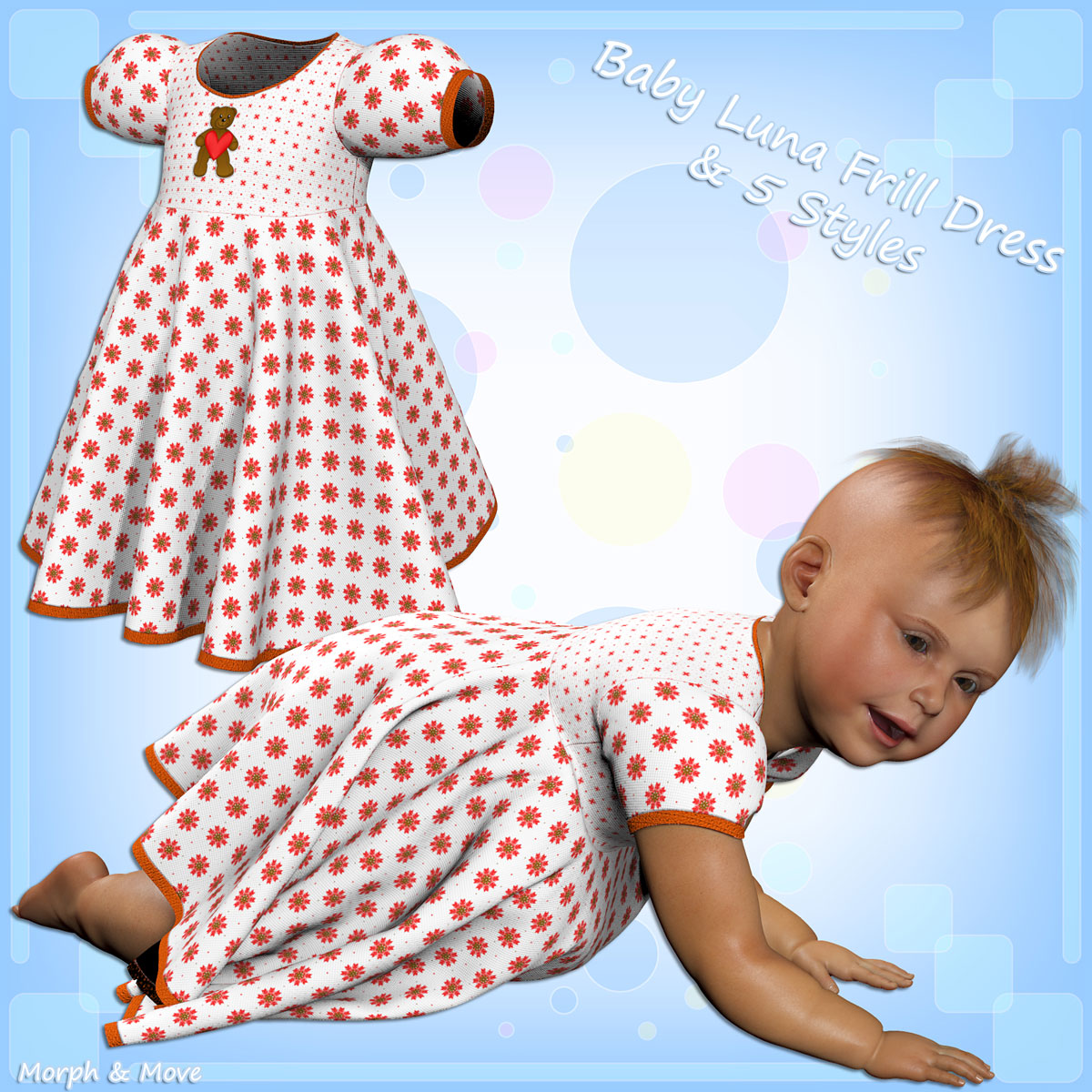 Baby Luna Frill Dress and 5 Styles by N/A
