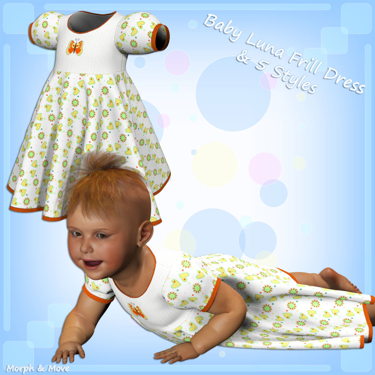 Baby Luna Frill Dress and 5 Styles by N/A