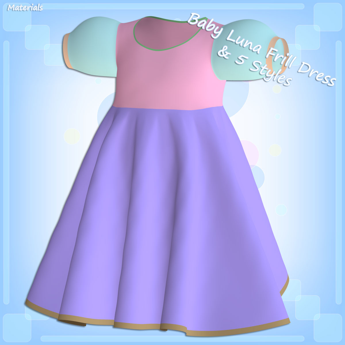 Baby Luna Frill Dress and 5 Styles by N/A