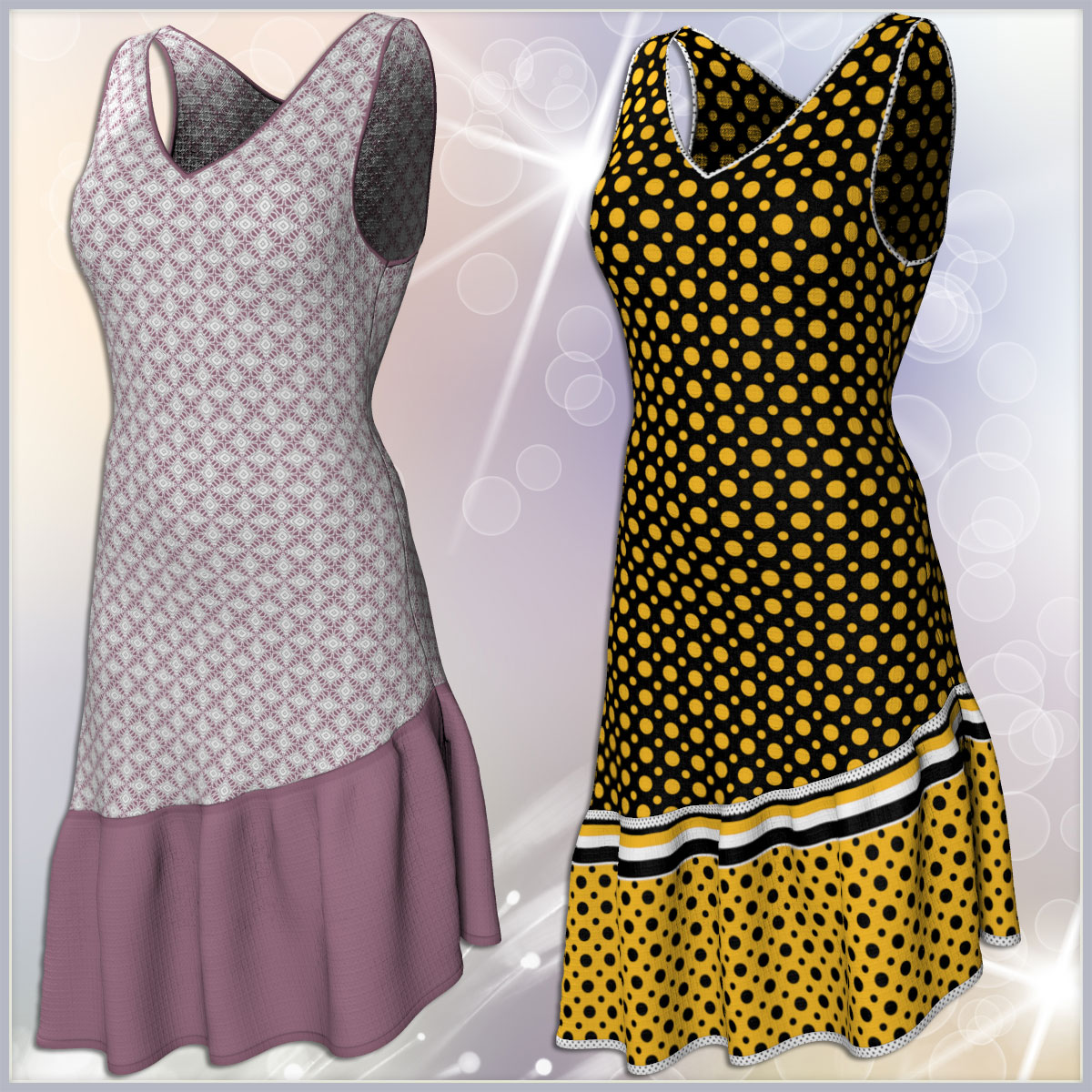 Pauline Romantic Dress by N/A