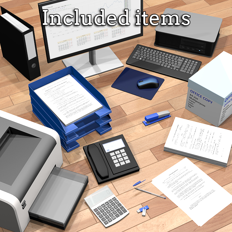Everyday items, Office by N/A