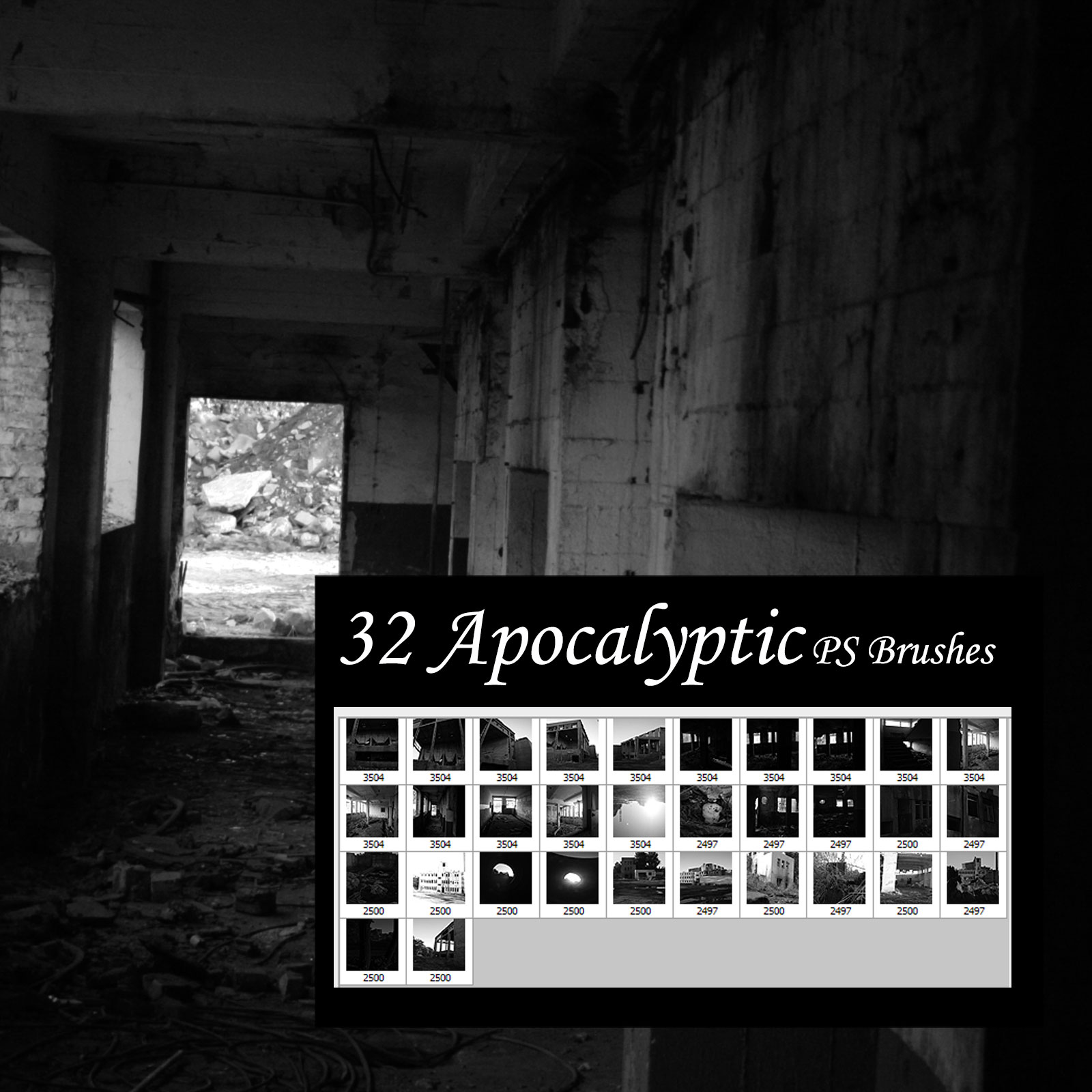 Apocalyptic PS Brushes and Backgrounds by N/A