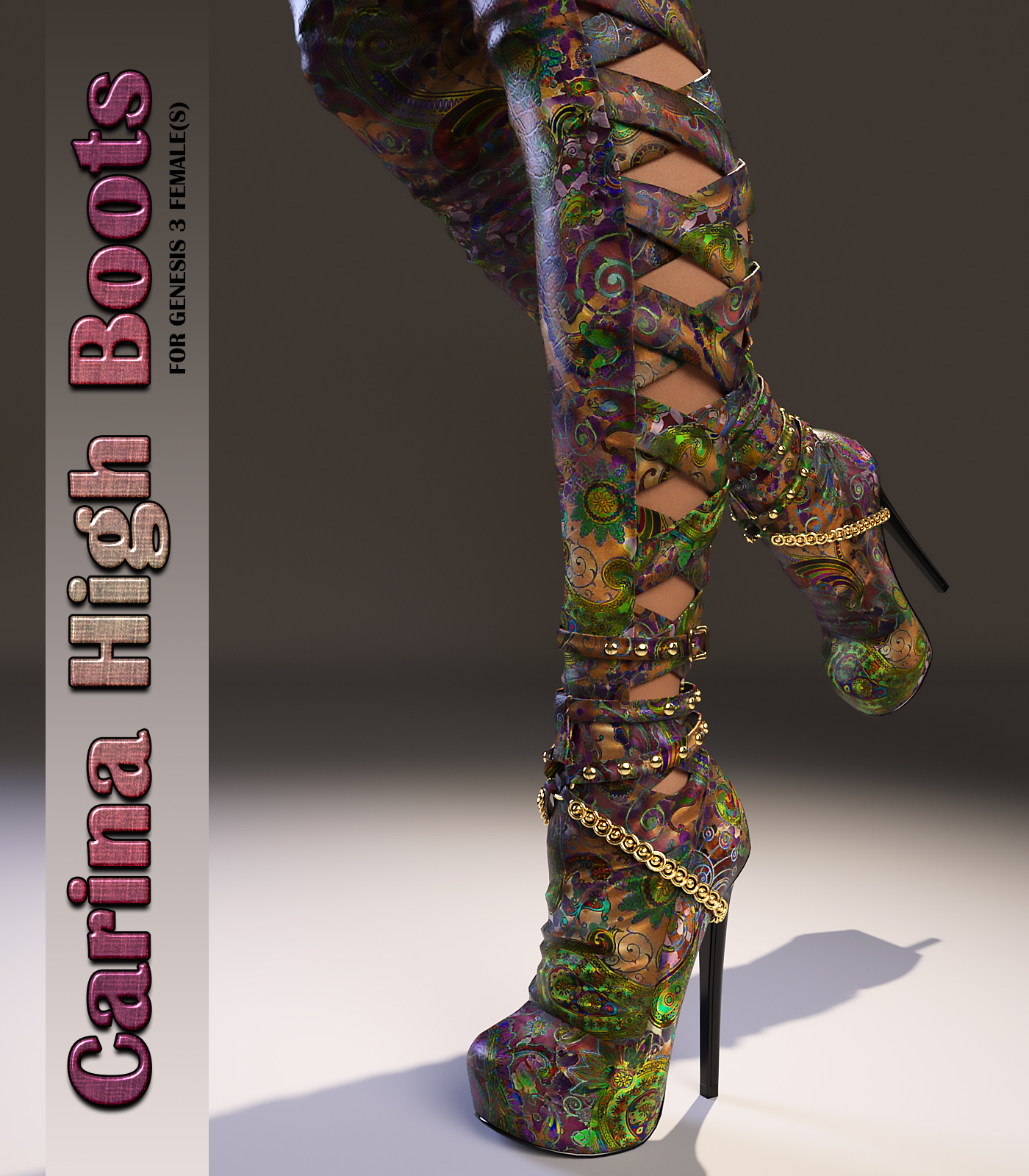 Carina High Boots Genesis 3 Female(s) by N/A