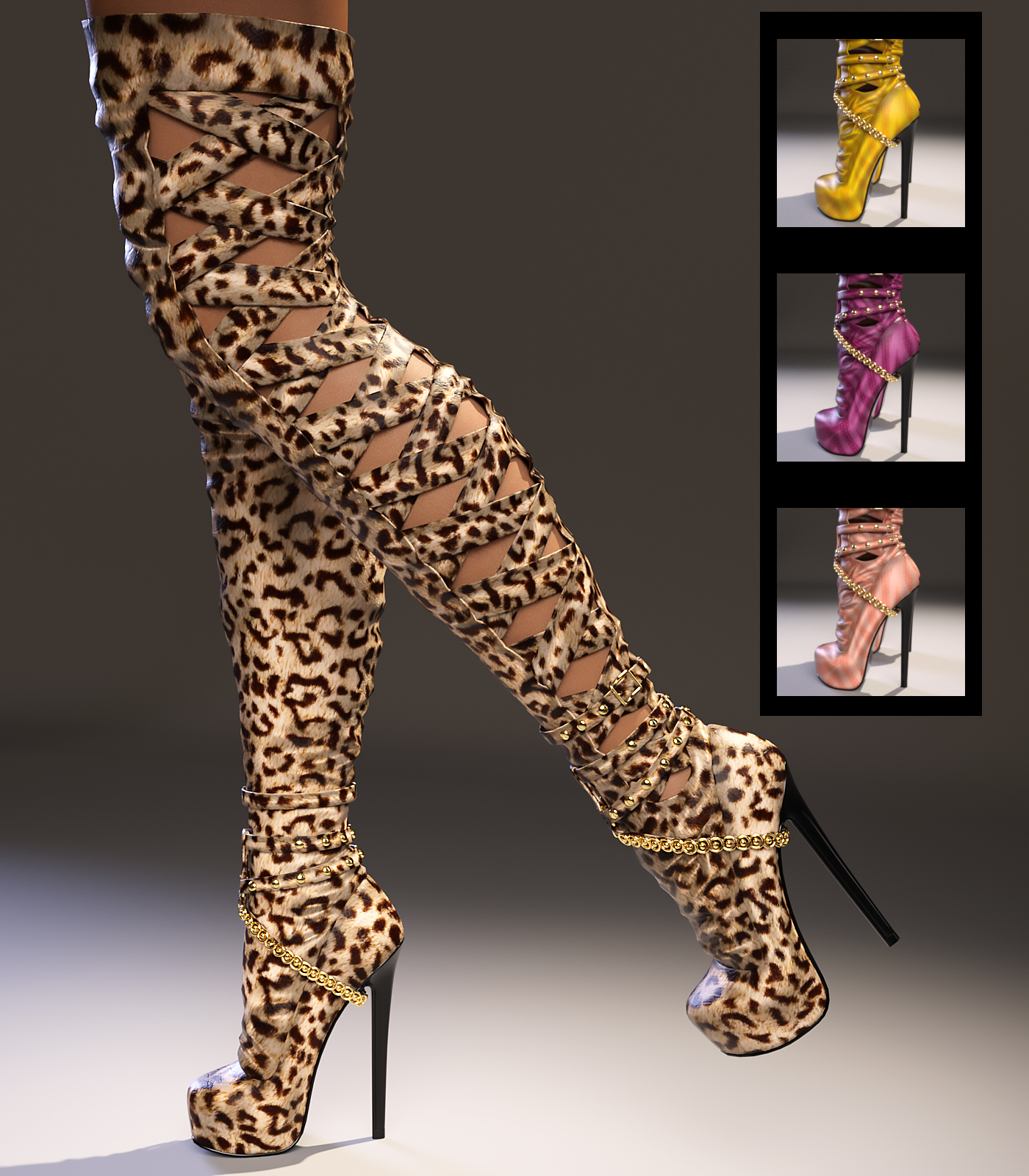 Carina High Boots Genesis 3 Female(s) by N/A