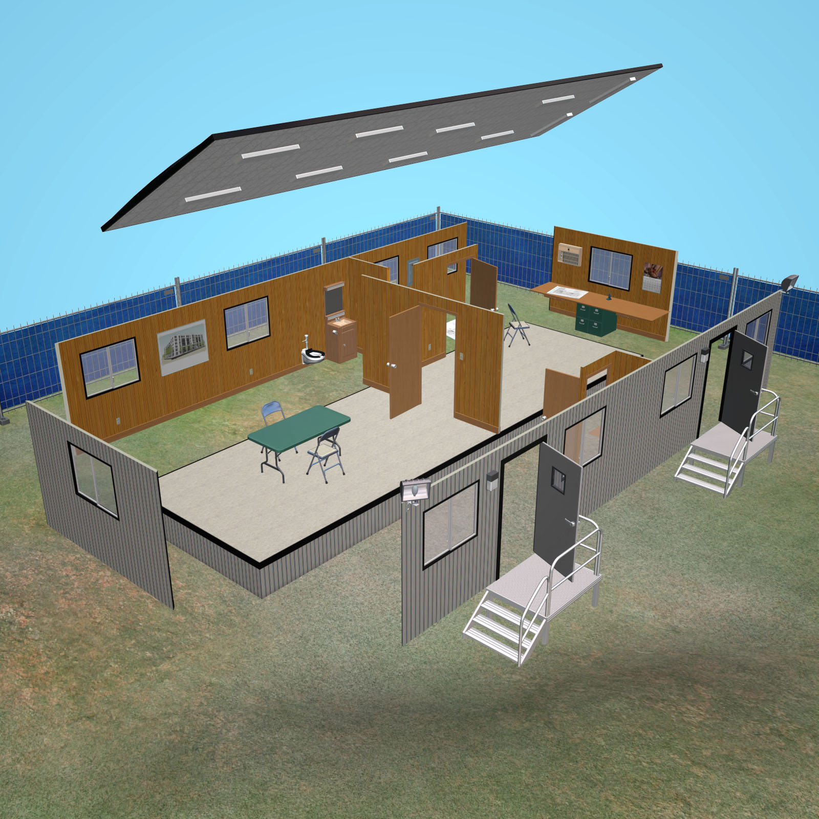 Construction Trailer by N/A