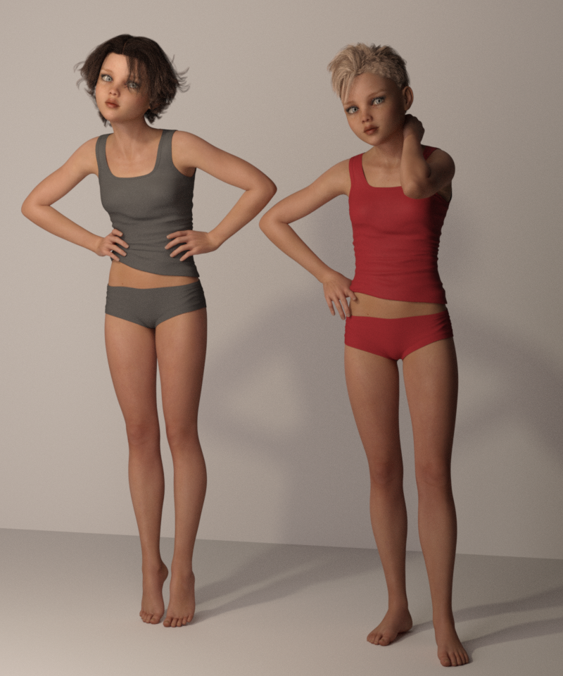 Softly - Poses for Tween Julie 7 by N/A