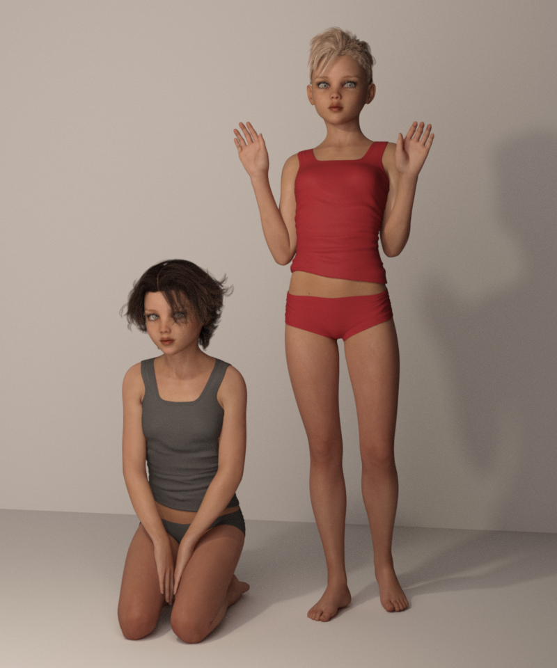 Softly - Poses for Tween Julie 7 by N/A