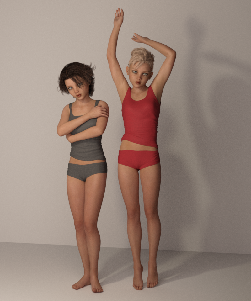 Softly - Poses for Tween Julie 7 by N/A