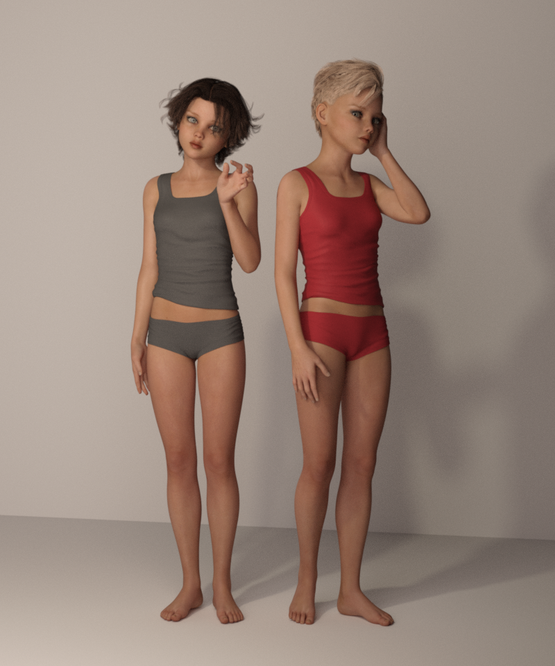 Softly - Poses for Tween Julie 7 by N/A