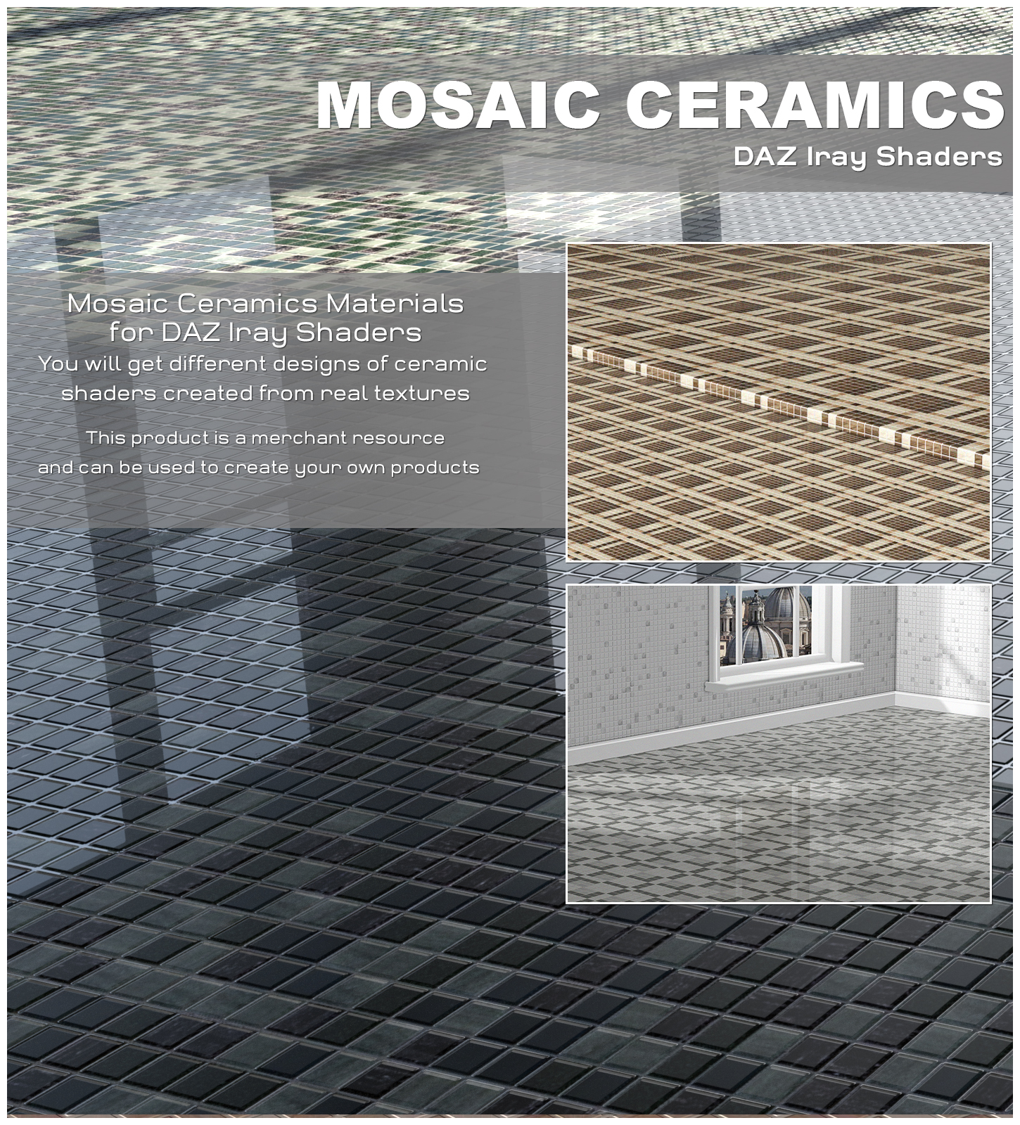 DAZ Iray - Mosaic Ceramics by N/A