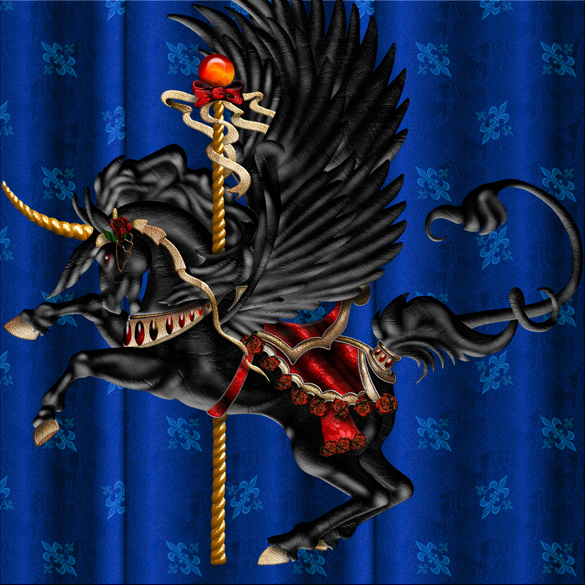 Harvest Moons Carousel Animals by N/A