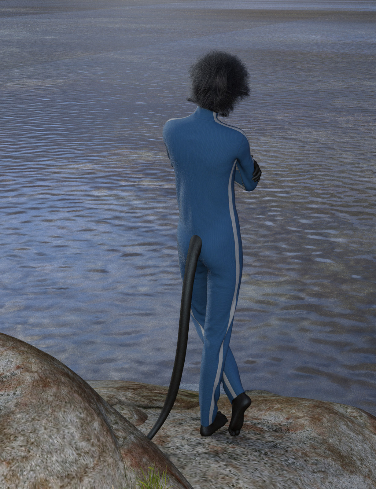 KungFu Monkey for Genesis 3 Male by N/A