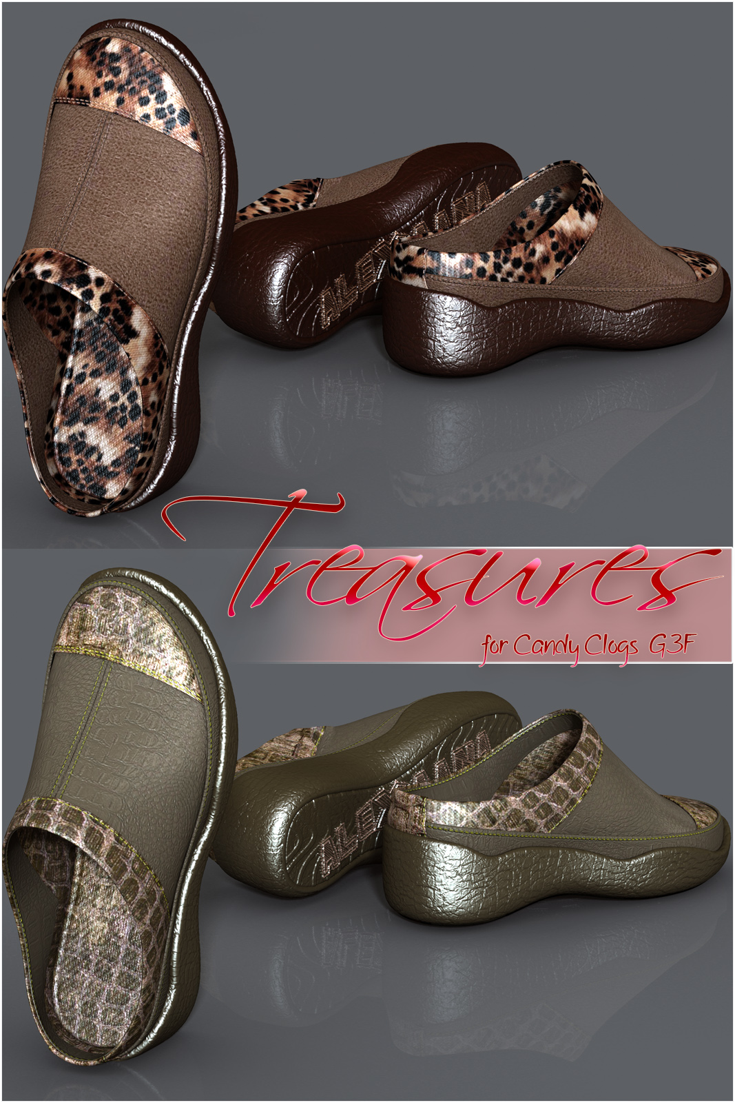 Treasures Candy Clogs G3F by N/A