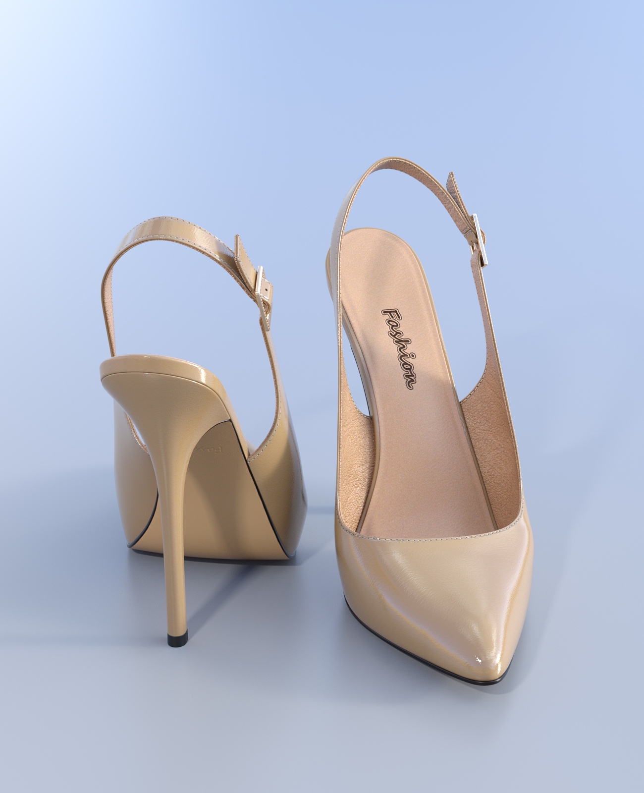 Slingback Pumps For G3F by N/A