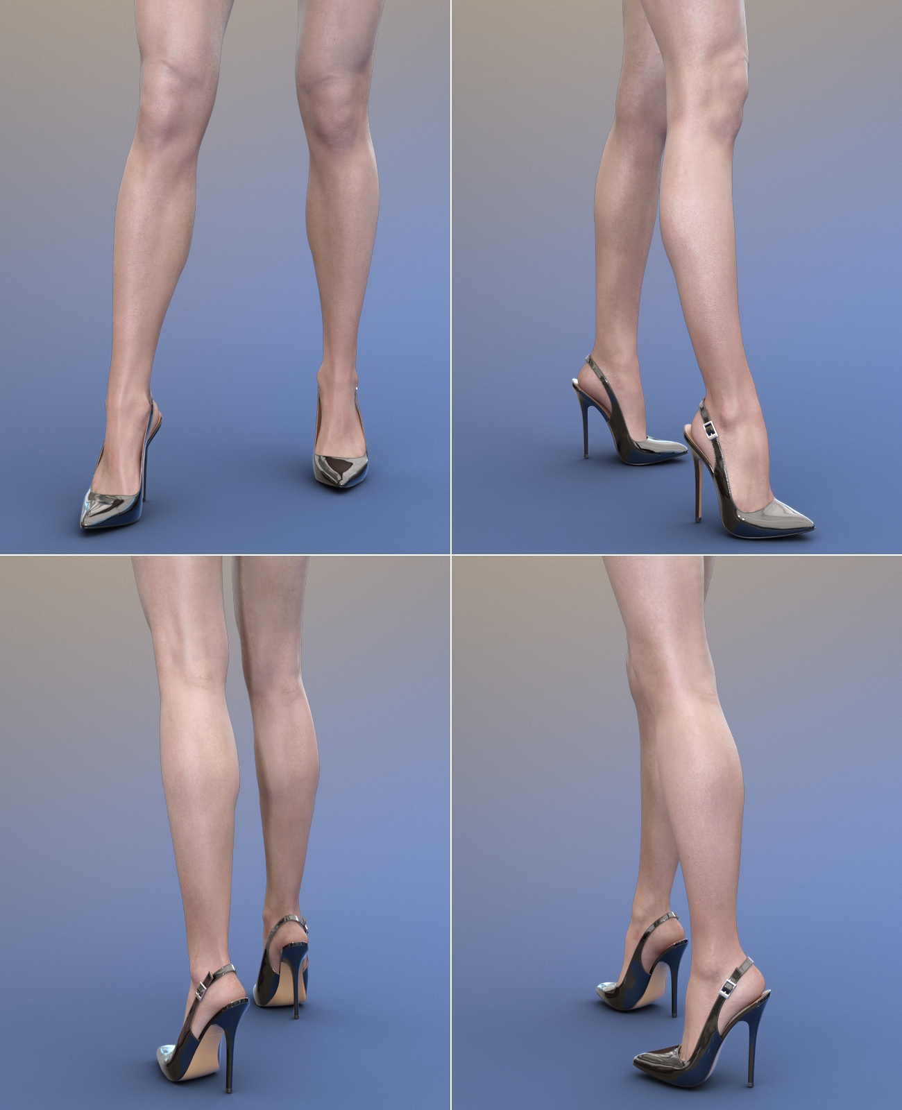 Slingback Pumps For G3F by N/A
