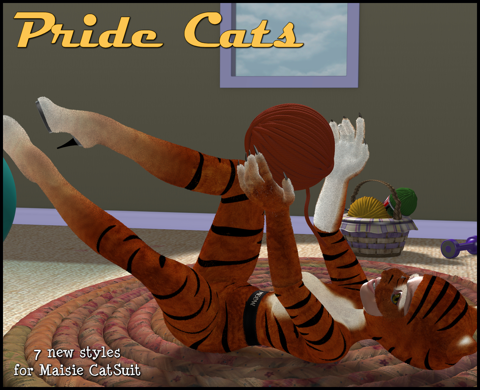 Pride Cats for Maisie Catsuit by N/A