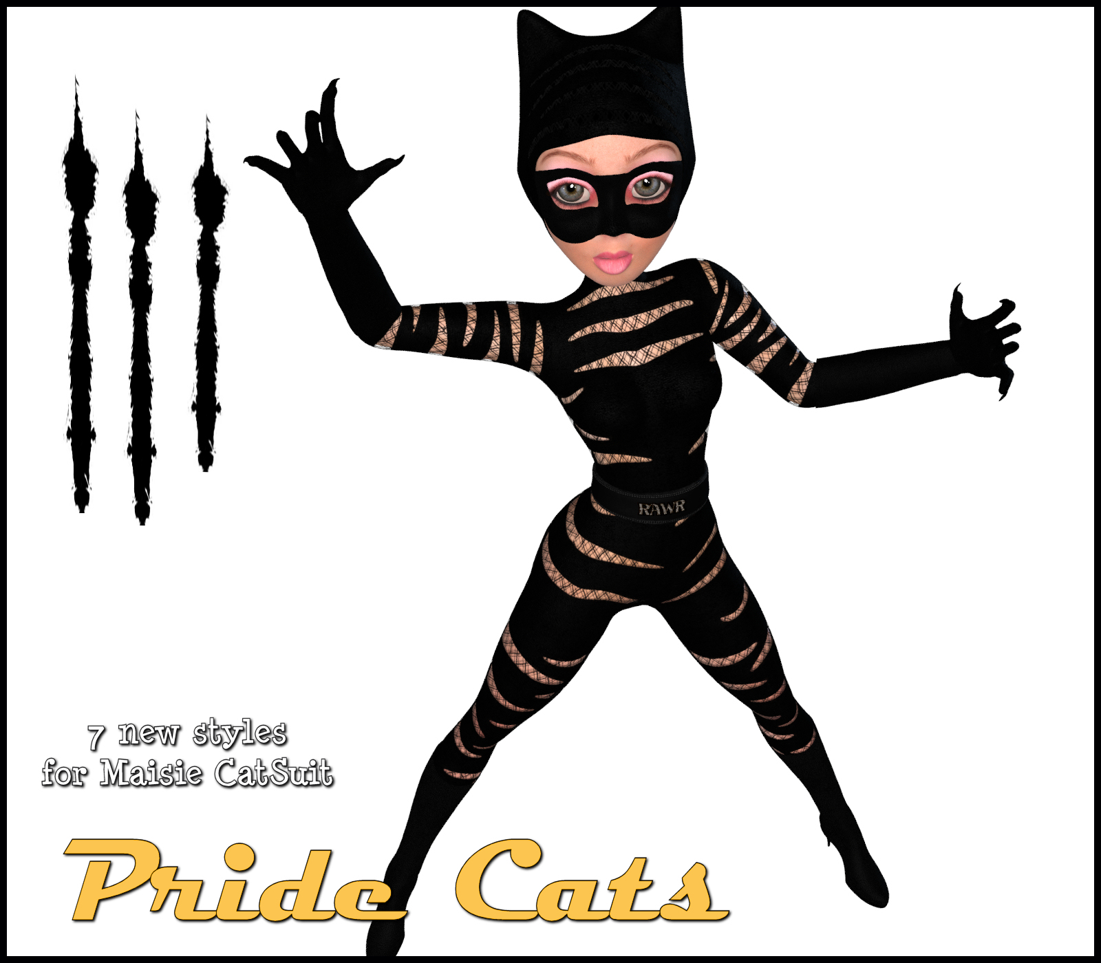 Pride Cats for Maisie Catsuit by N/A