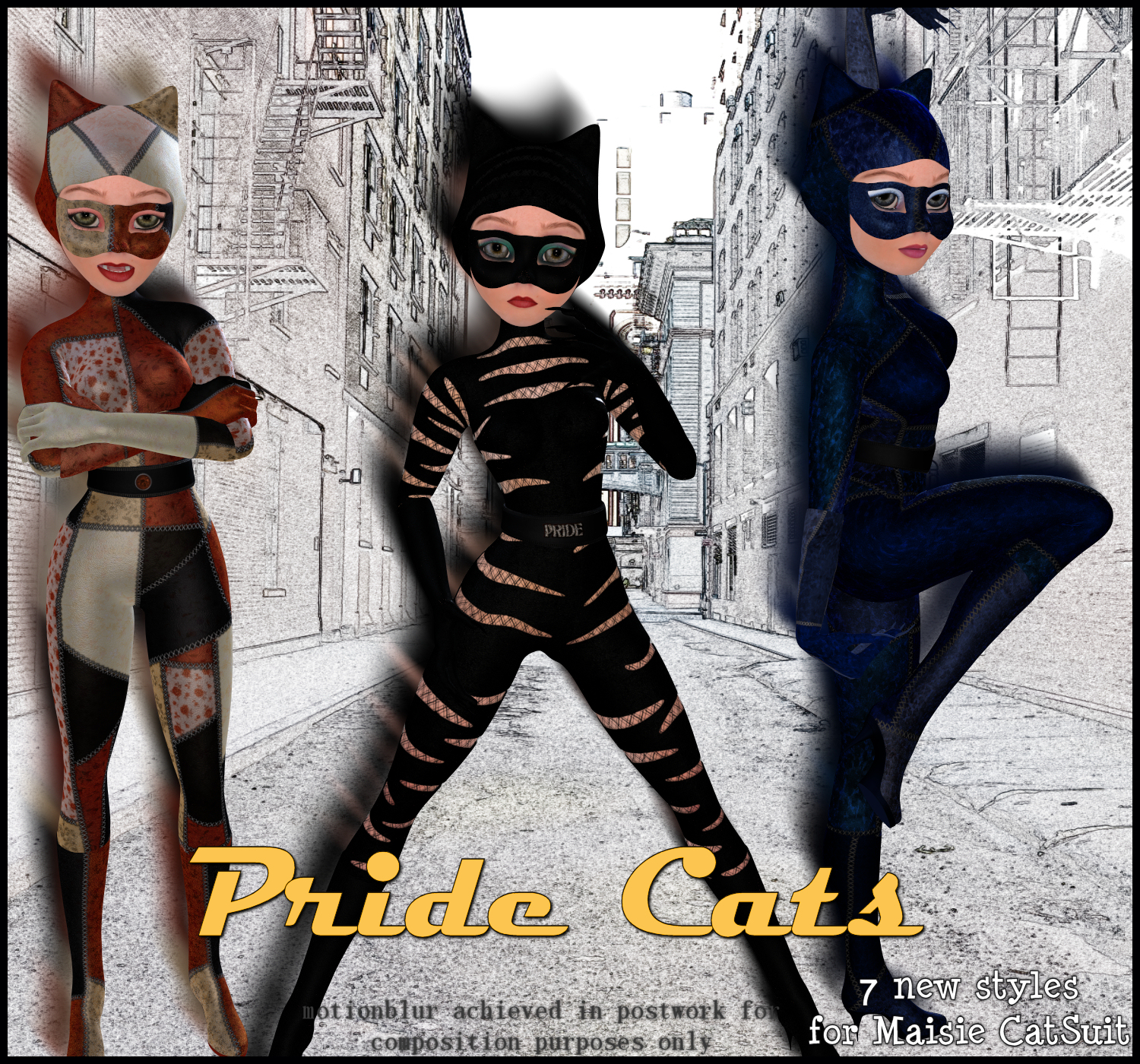 Pride Cats for Maisie Catsuit by N/A