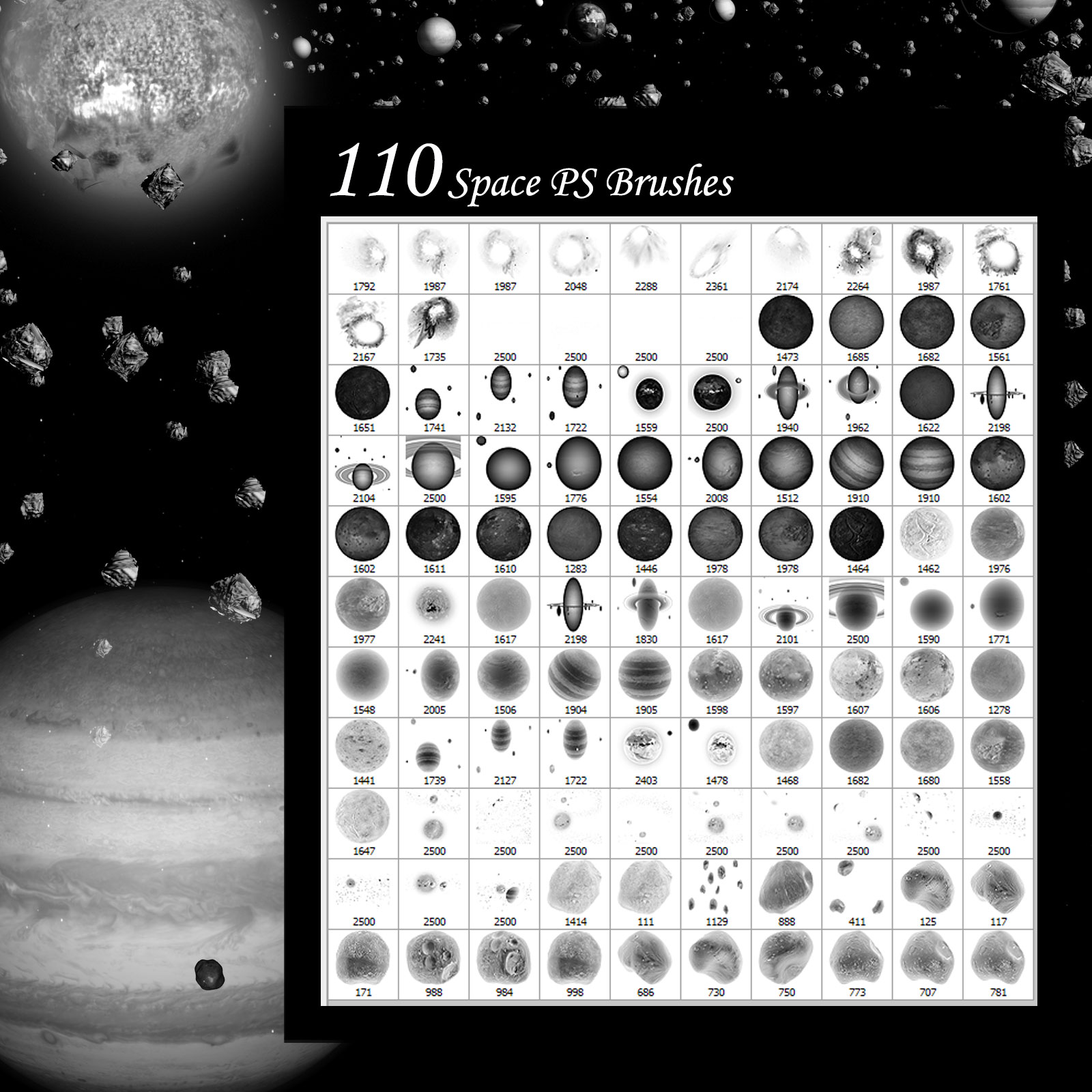Space PS Brushes by N/A