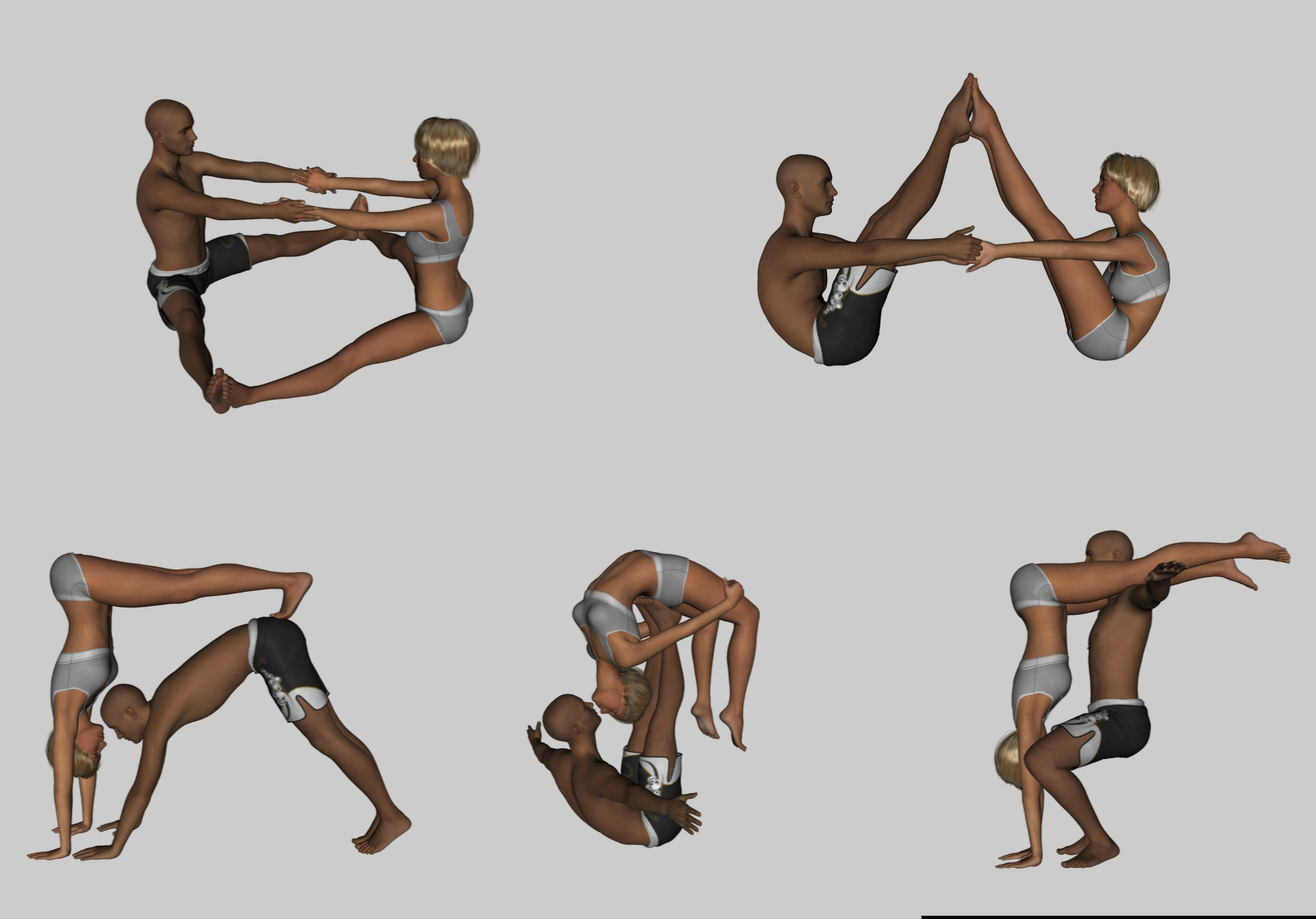 Yoga poses for G3 COUPLES by N/A