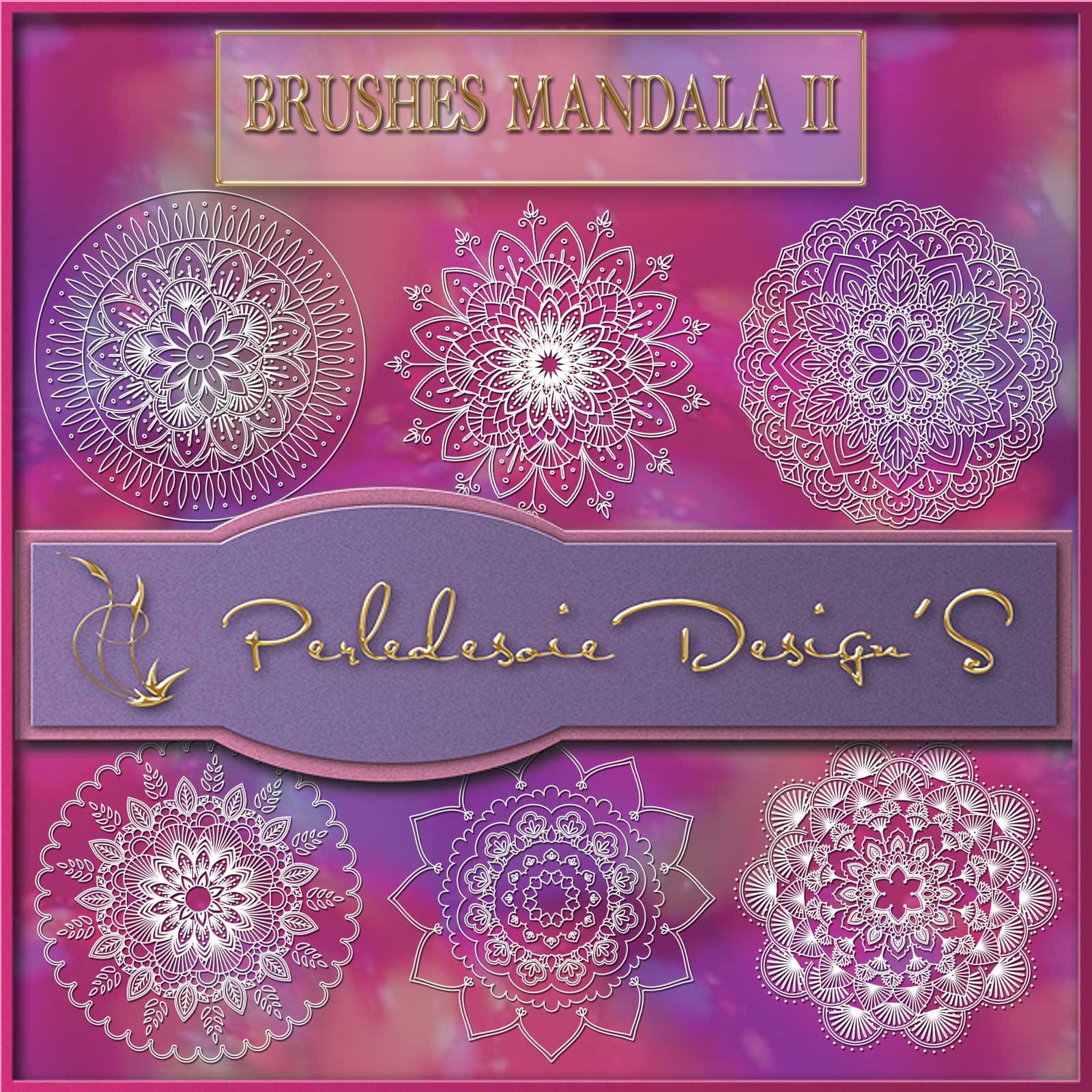 Brushes Mandala 2 by N/A
