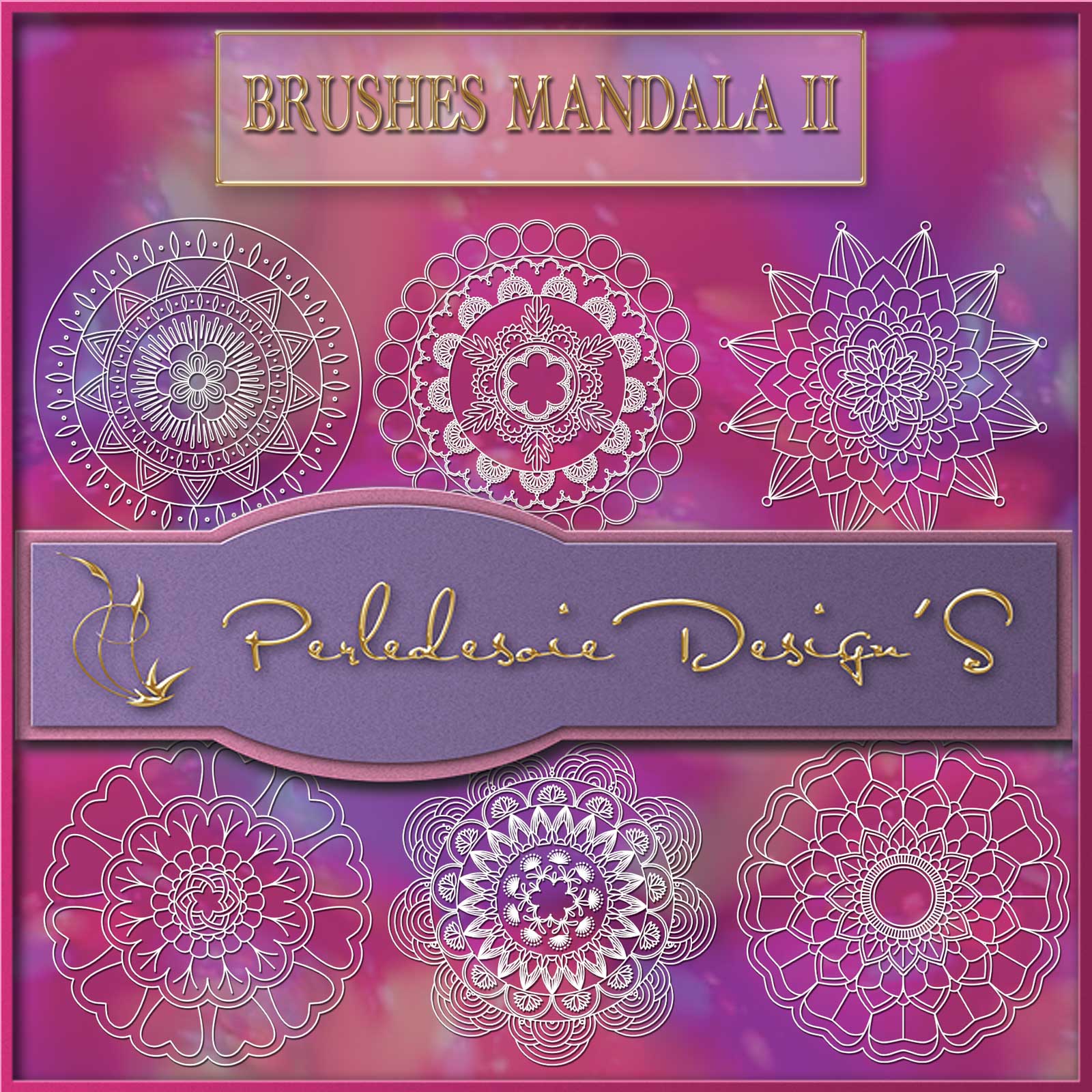 Brushes Mandala 2 by N/A