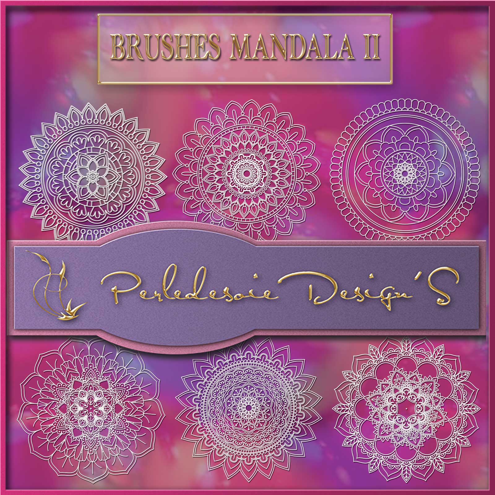 Brushes Mandala 2 by N/A