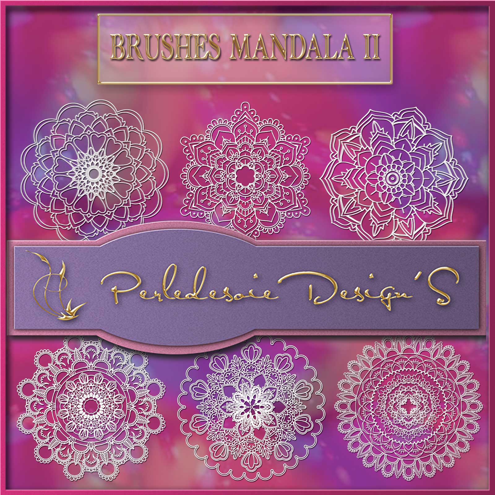 Brushes Mandala 2 by N/A