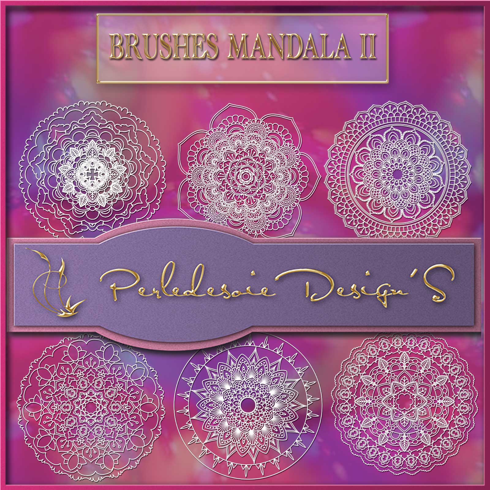 Brushes Mandala 2 by N/A