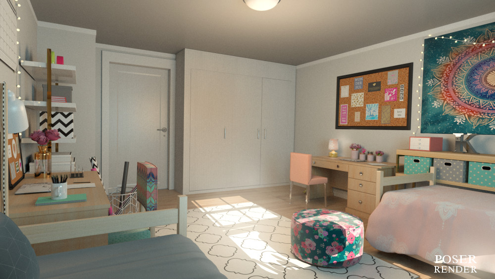 Girls Dorm Room by N/A