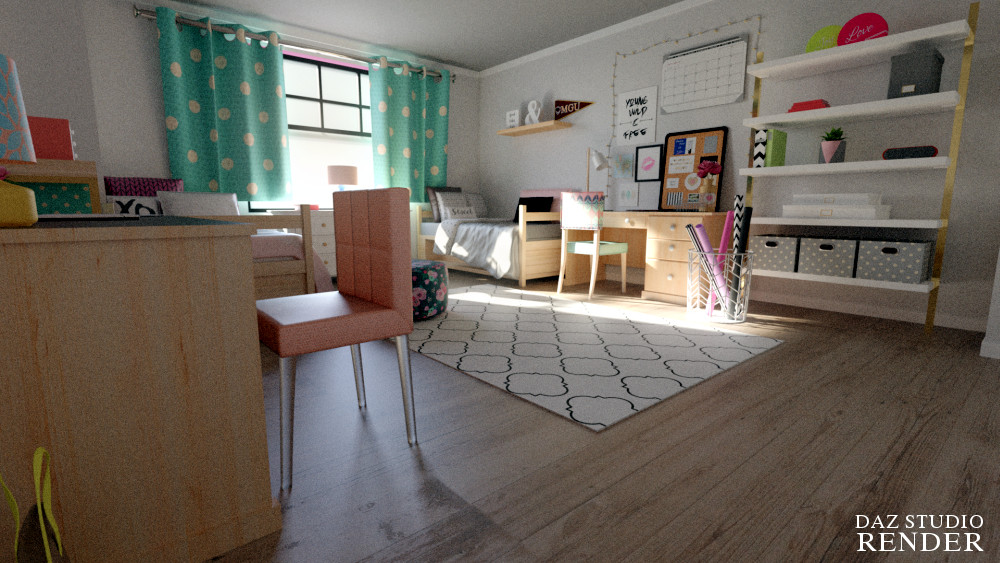 Girls Dorm Room by N/A