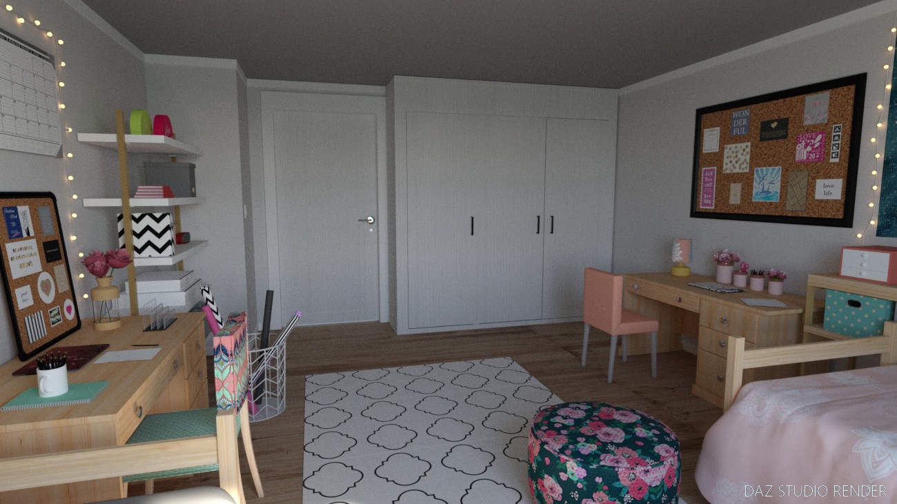 Girls Dorm Room by N/A