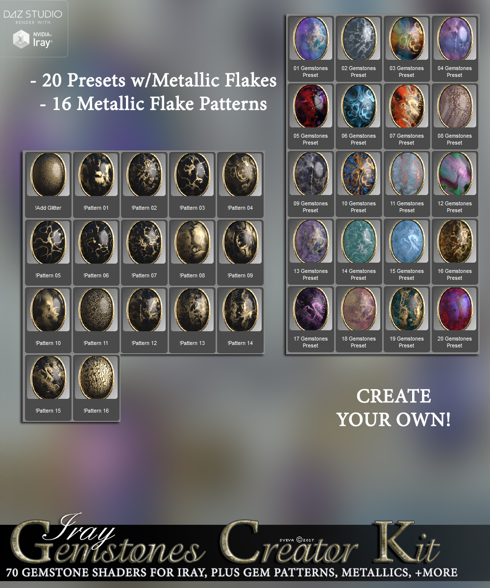 SV's Iray Gemstones Creator Kit by N/A