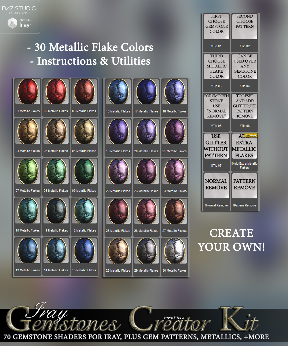 SV's Iray Gemstones Creator Kit by N/A
