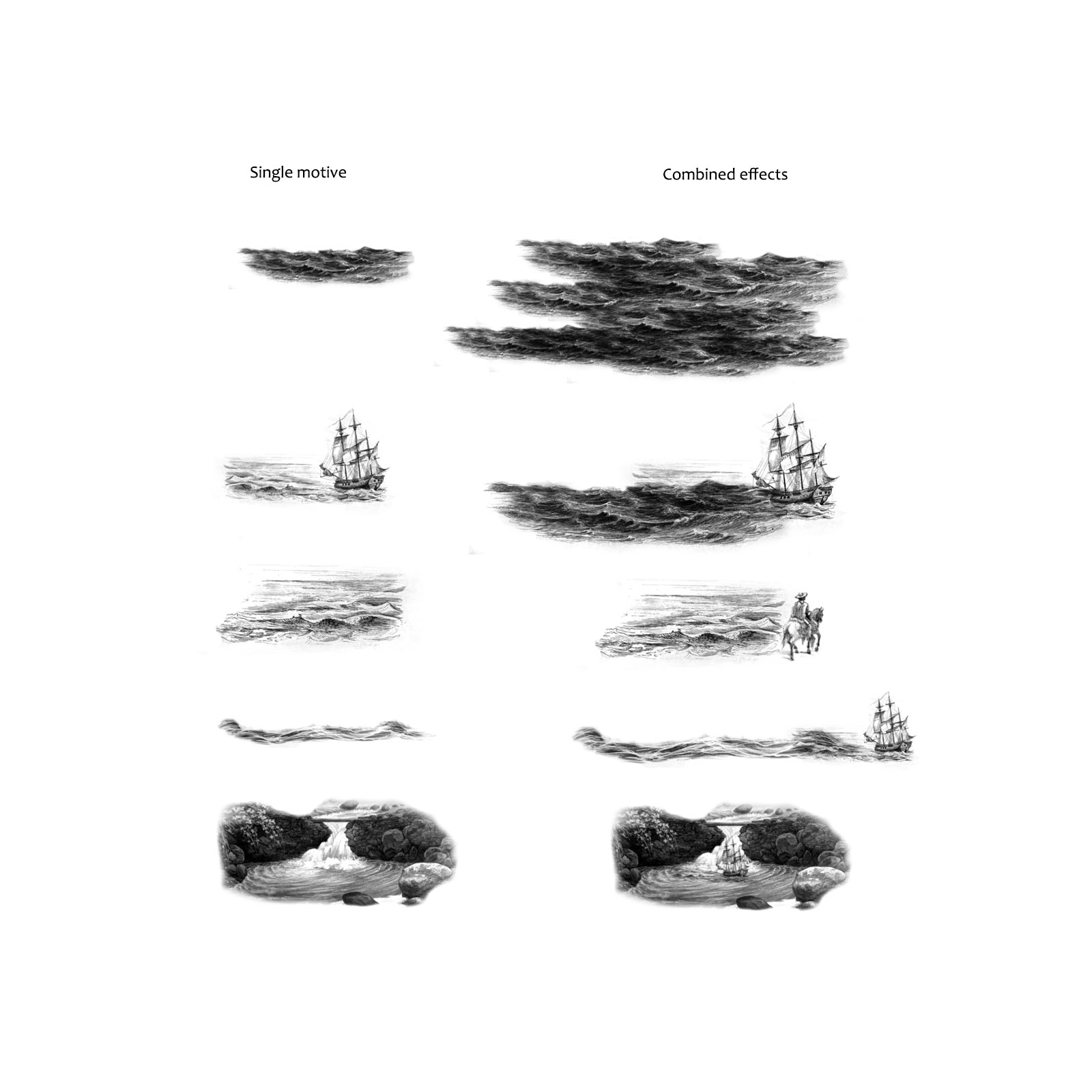 Old Map Routes and Landscapes PS Brushes by N/A