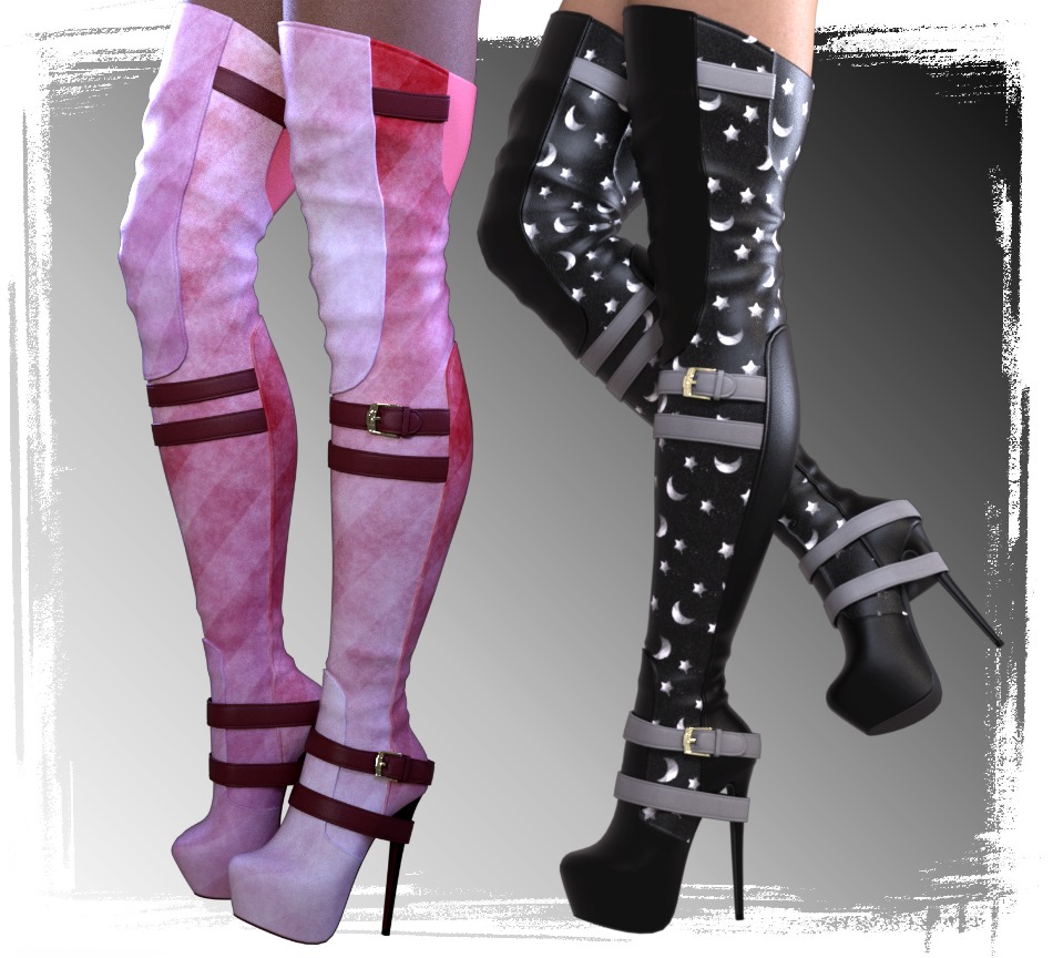 Shopping Queen: Ella High Boots by N/A