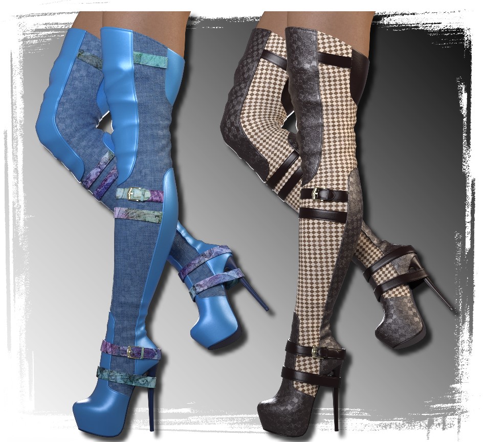 Shopping Queen: Ella High Boots by N/A