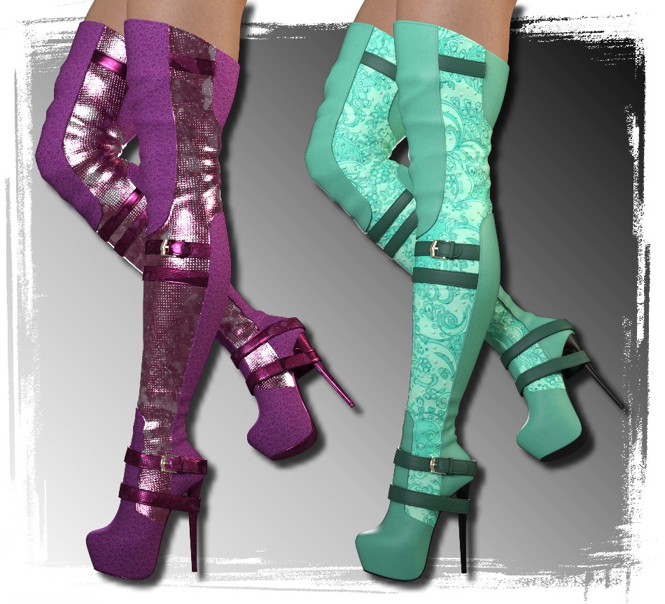 Shopping Queen: Ella High Boots by N/A