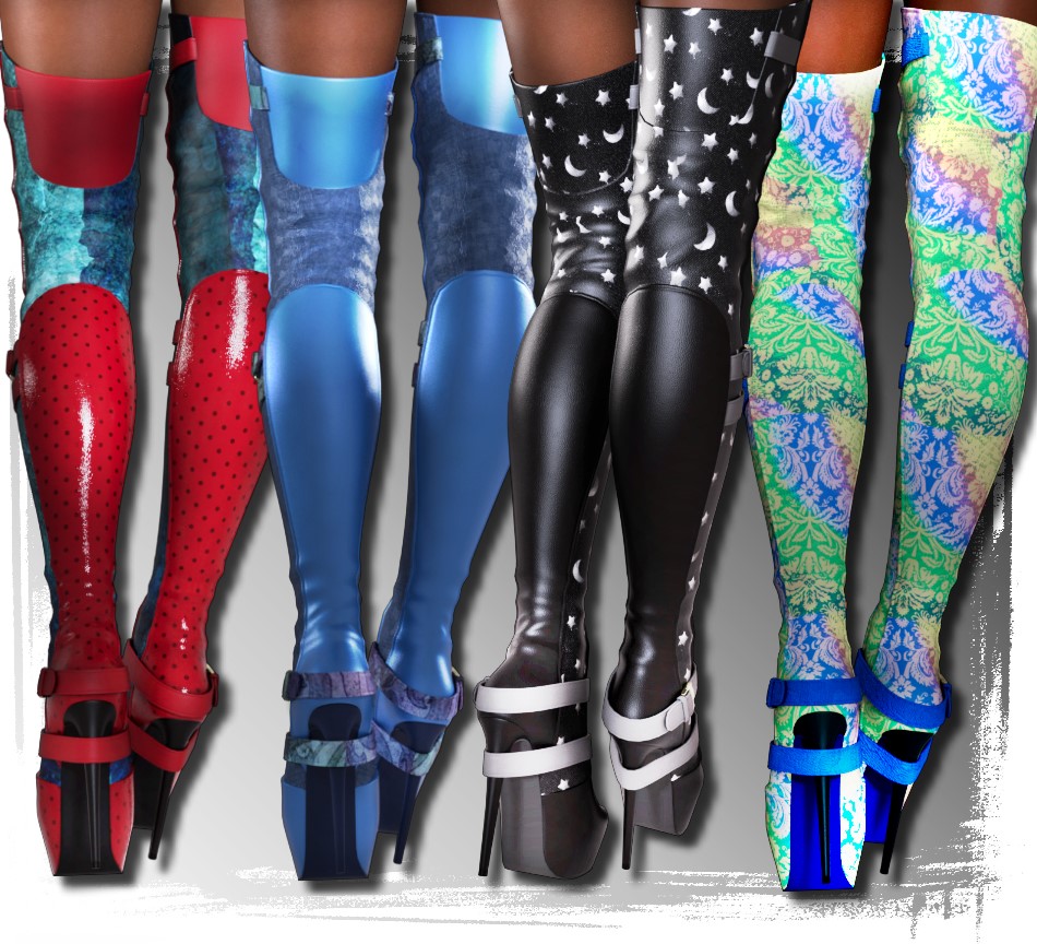 Shopping Queen: Ella High Boots by N/A