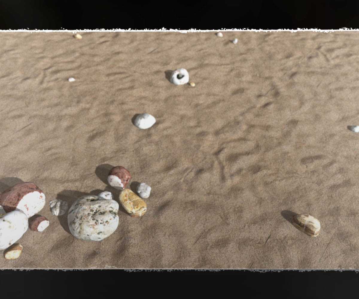 Photo Props: Sea Washed Beach Rocks by N/A