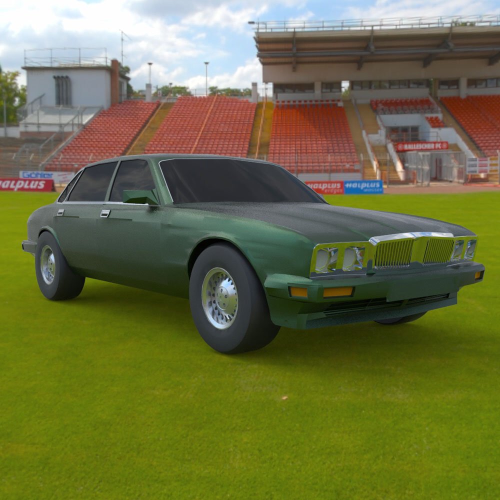 Jaguar XJ-6 1989 (for Wavefront OBJ) - Extended License by N/A