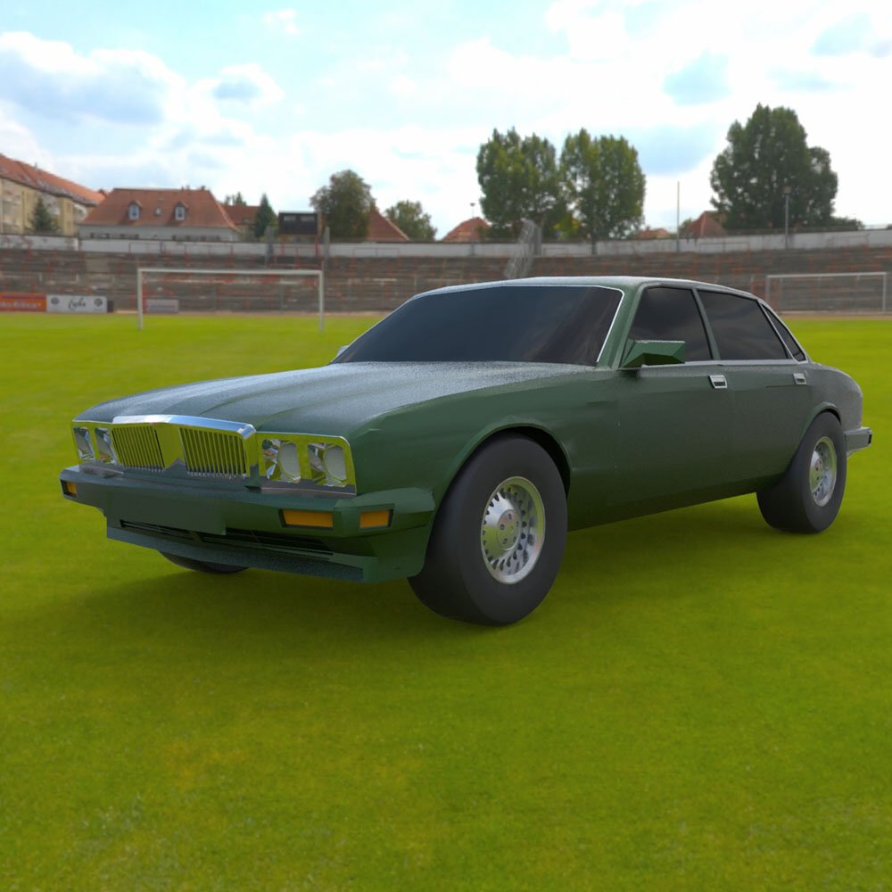 Jaguar XJ-6 1989 (for Wavefront OBJ) - Extended License by N/A