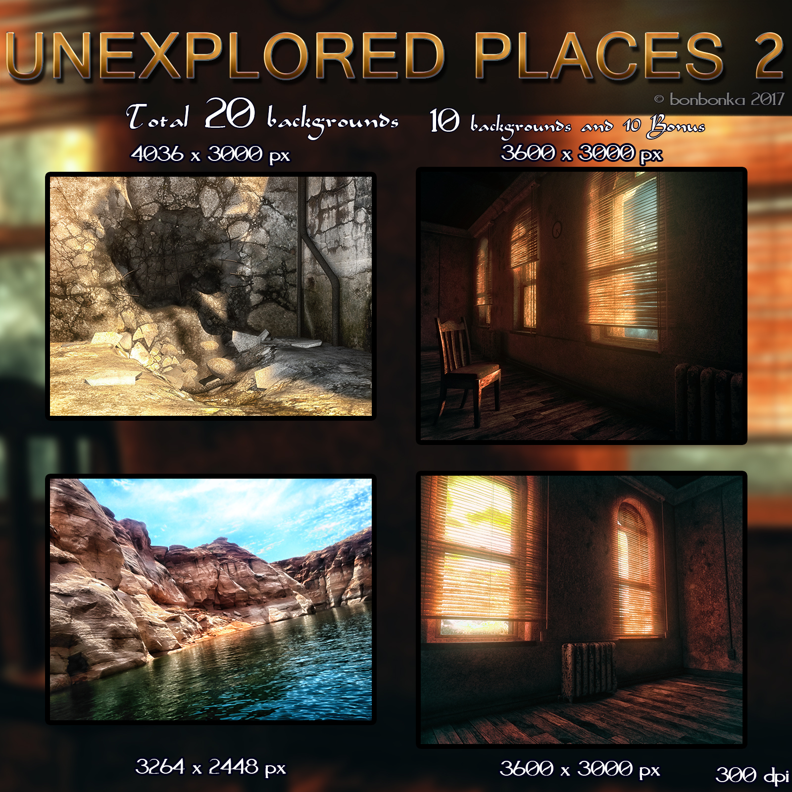 Unexplored Places 2 - 2D backgrounds by N/A