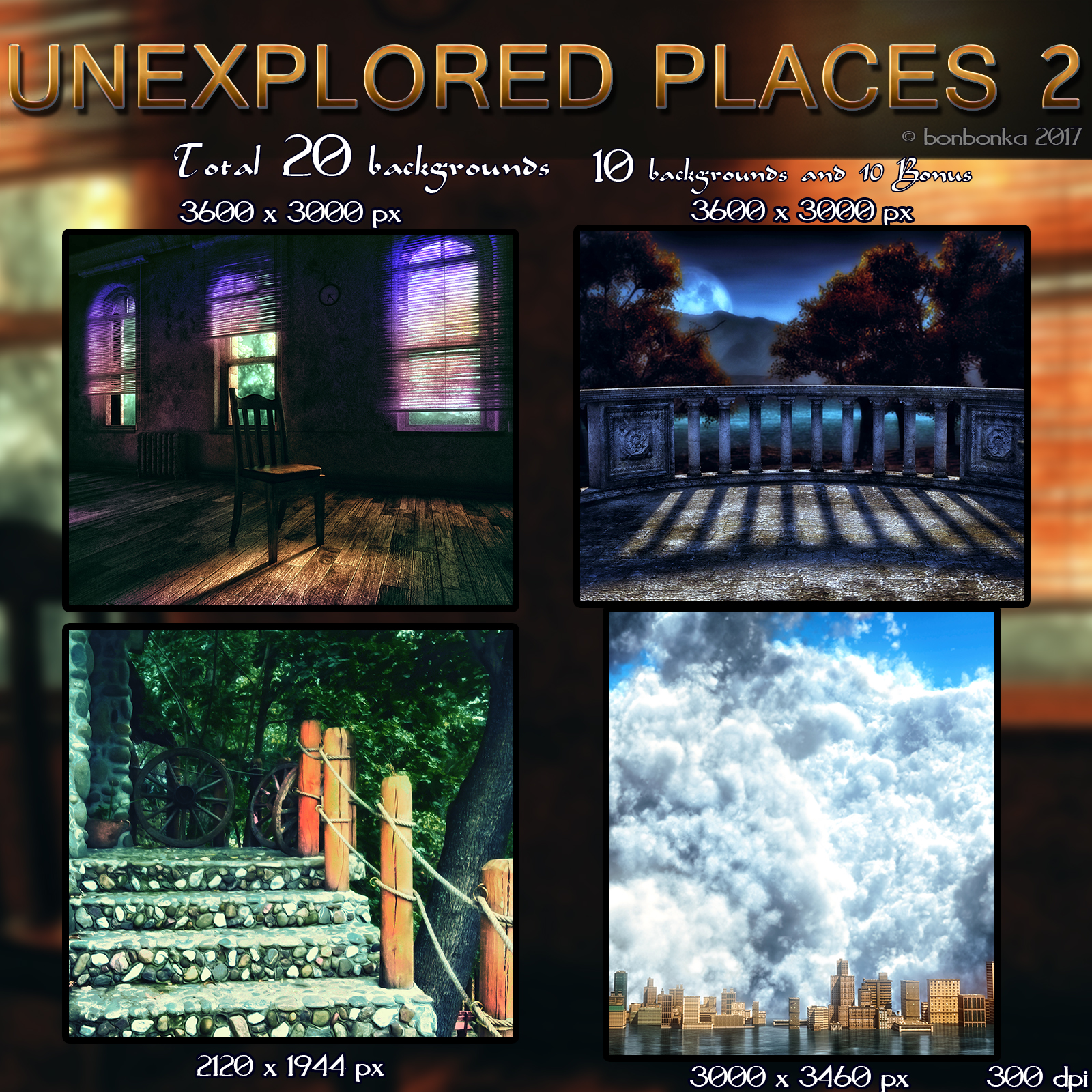 Unexplored Places 2 - 2D backgrounds by N/A