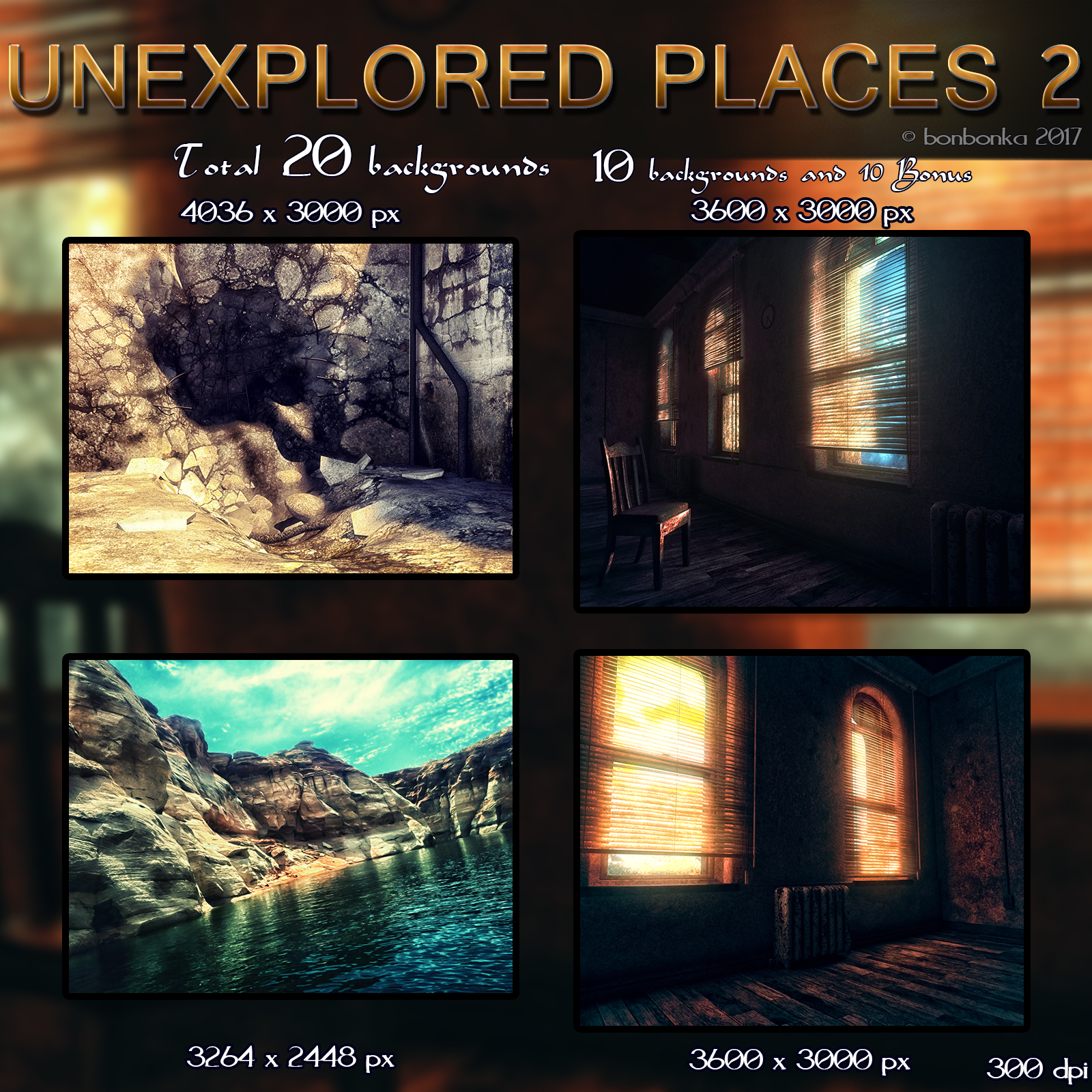 Unexplored Places 2 - 2D backgrounds by N/A