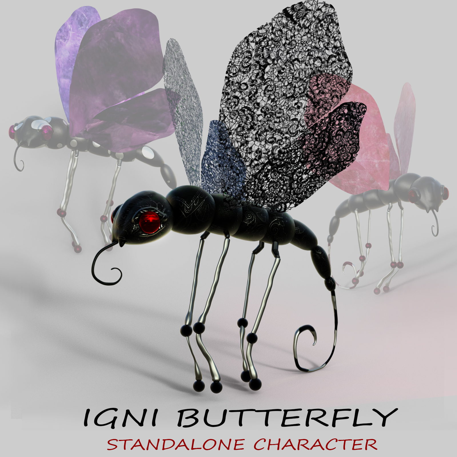 Igni Butterfly - Standalone Character by N/A